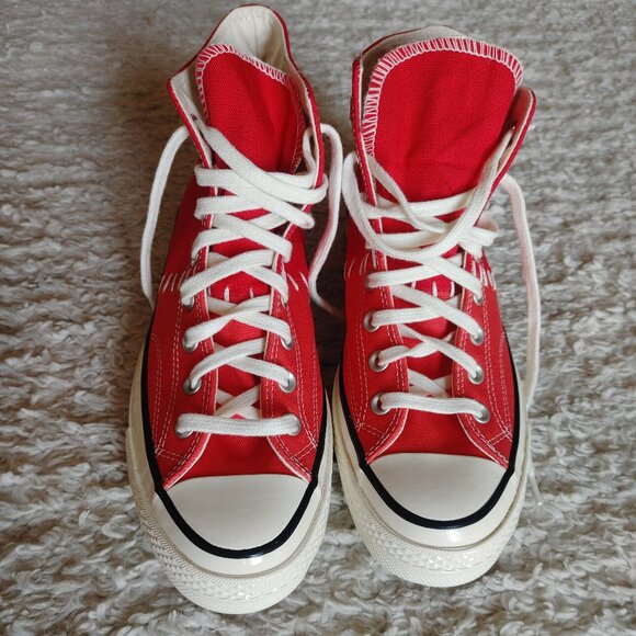 NWOT Chuck 70 Slam Jam X Converse High 'Restructured - Red' - Size 9 (Mens) - Picture 8 of 9